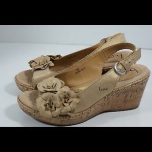 Born Concept Gold Wedge Sandals